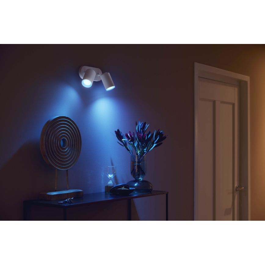 Philips - LED RGBW Dimbar spotlight Hue FUGATO 2xGU10/5,7W/230V