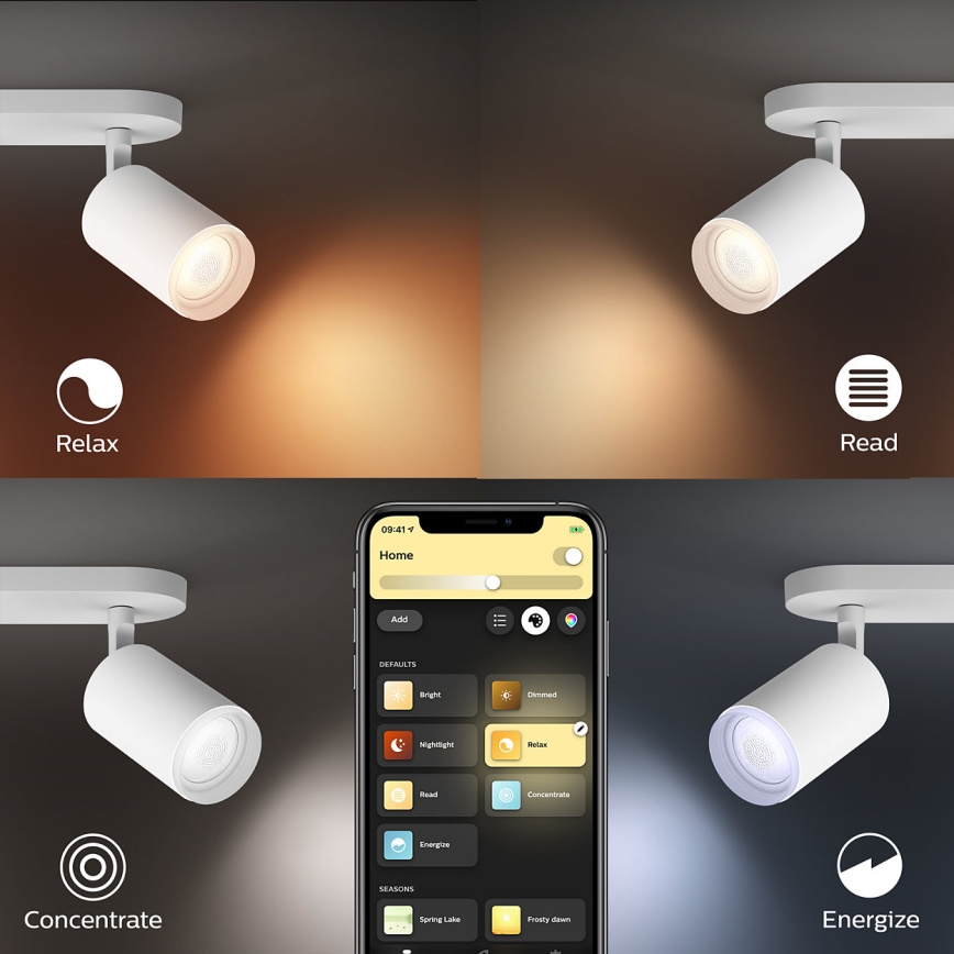 Philips - LED RGBW Dimbar spotlight Hue FUGATO 3xGU10/5,7W/230V