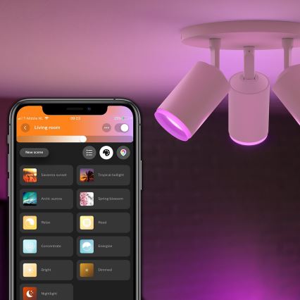 Philips - LED RGBW Dimbar spotlight Hue FUGATO 3xGU10/5,7W/230V