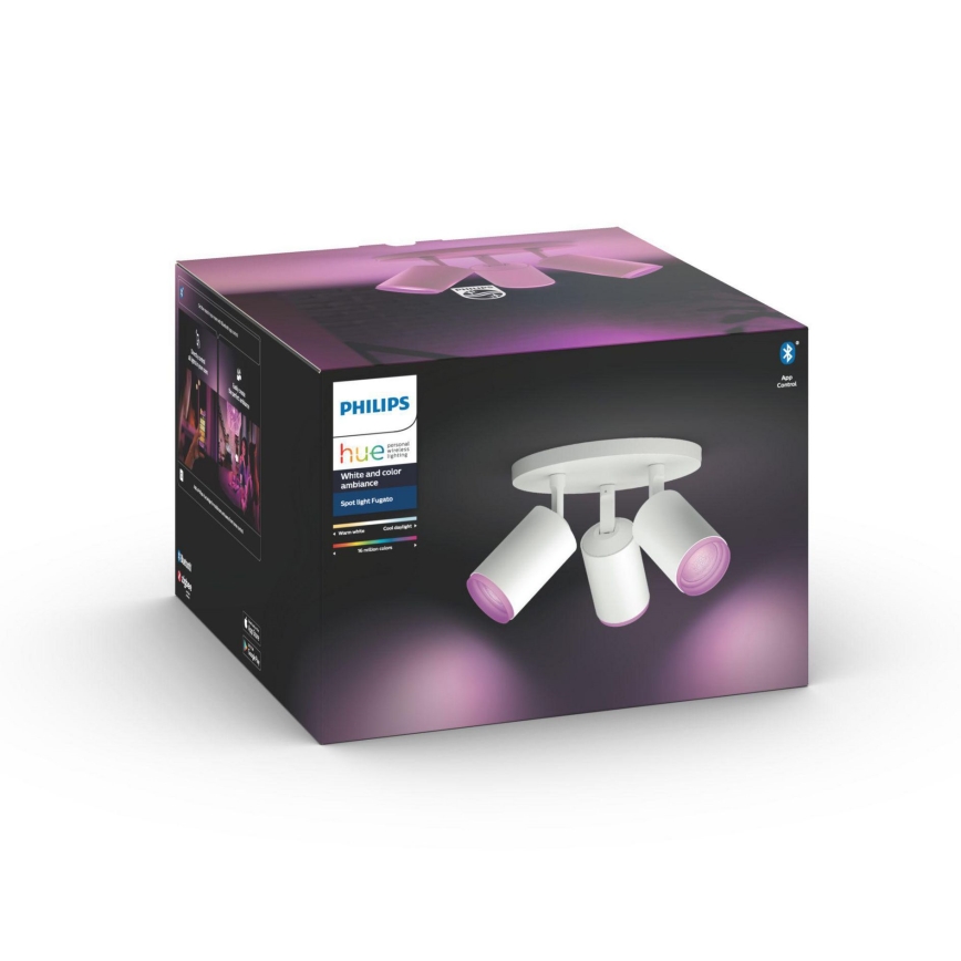 Philips - LED RGBW Dimbar spotlight Hue FUGATO 3xGU10/5,7W/230V