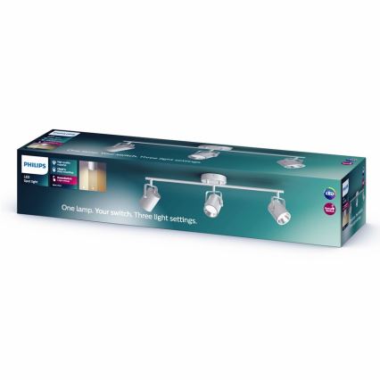 Philips - LED-spotlampa 3xLED/4,3W/230V 2200/2500/2700K