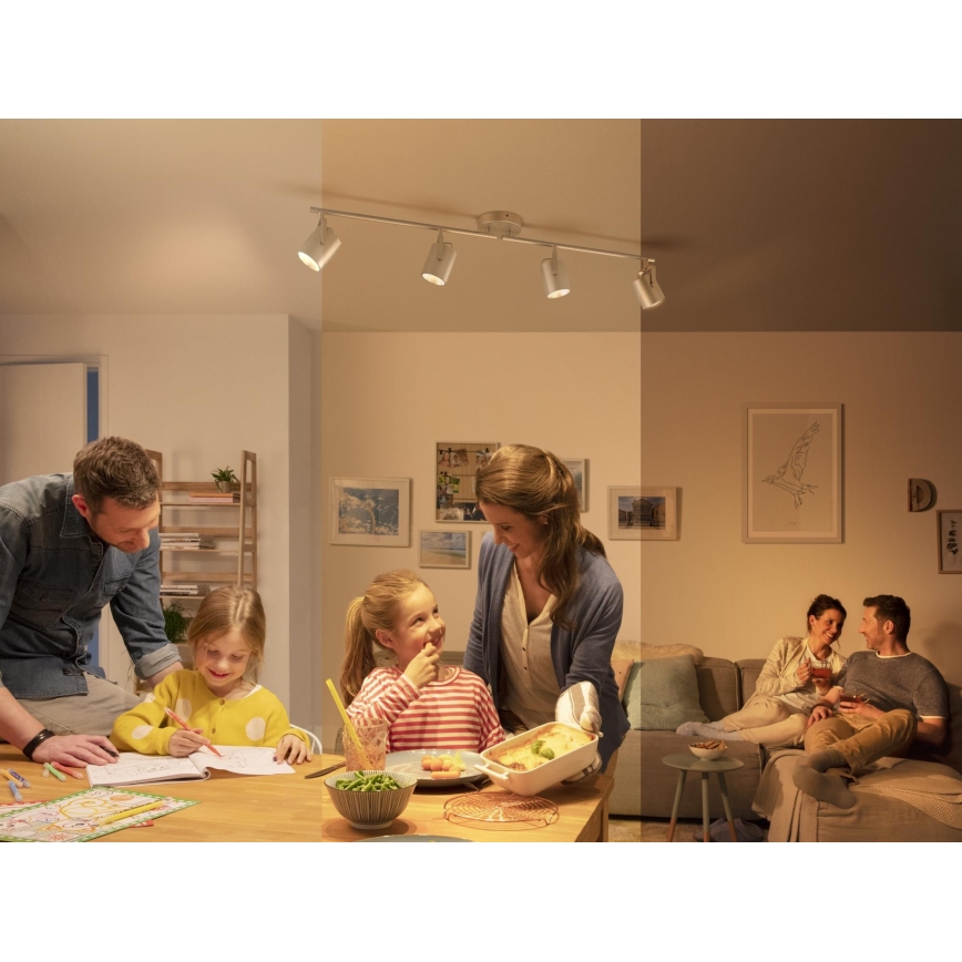 Philips 50664/14/P0 - LED Spotbelysning BYRE 4xLED/4,3W/230V 2200/2500/2700K