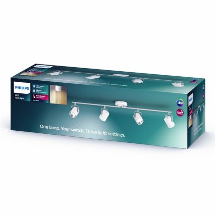 Philips - LED-spotlampa 4xLED/4,3W/230V 2200/2500/2700K