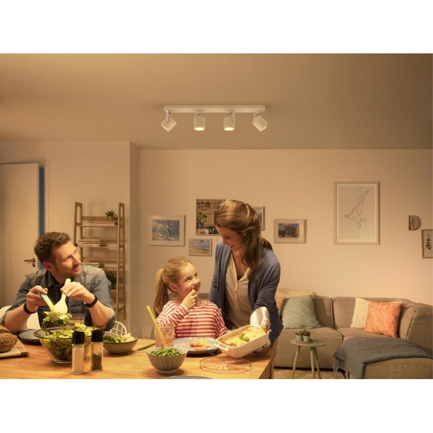 Philips - LED-dimbar strålkastare 4xLED/4,5W/230V