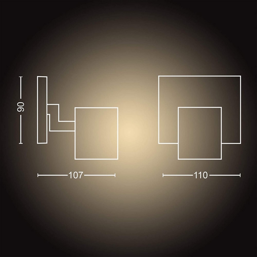 Philips - LED Dimbar Hue RUNNER-armatur 1xGU10/5W/230V + fjärrkontroll