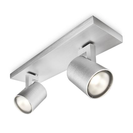Philips - Takspot RUNNER 2xGU10/20W/230V