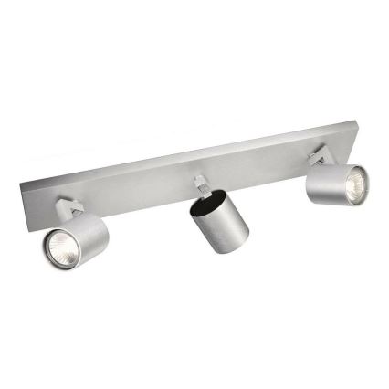 Philips - LED-spot i mattkrom 3xGU10/20W/230V
