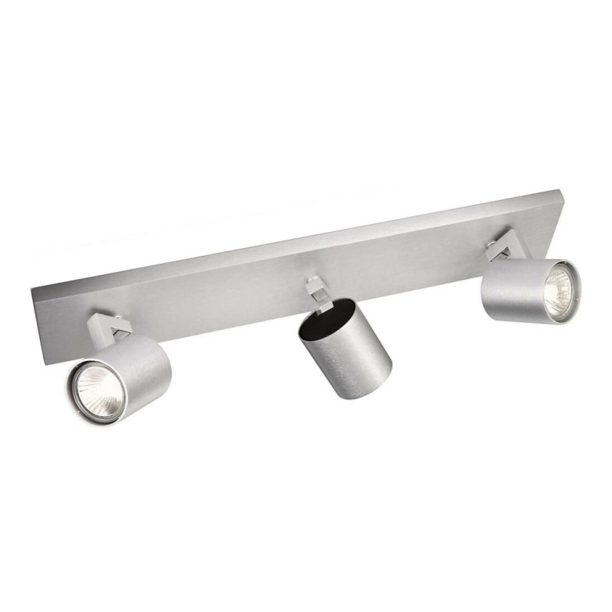 Philips - LED-spot i mattkrom 3xGU10/20W/230V
