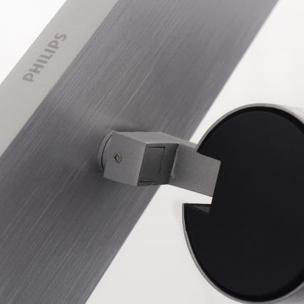 Philips - 3-armad spot i matt krom, 3xGU10/20W/230V