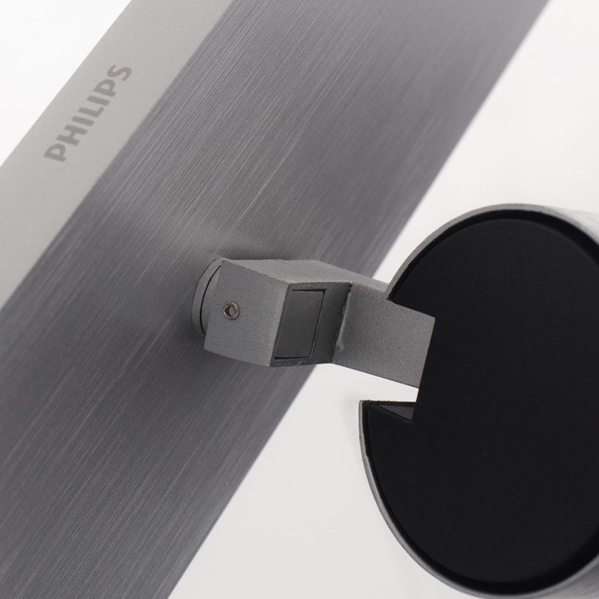 Philips - 3-armad spot i matt krom, 3xGU10/20W/230V