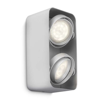 Philips 53202/48/16 - LED spotlampa AFZELIA 2xLED/3W/230V