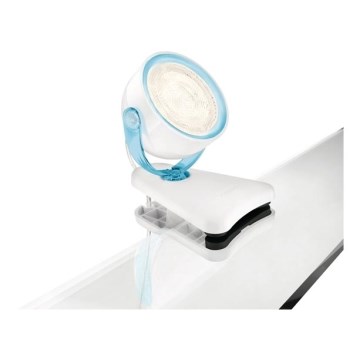 Philips 53231/35/16 - Spotlight klämma MYLIVING DYNA 1xLED/3W/230V blå