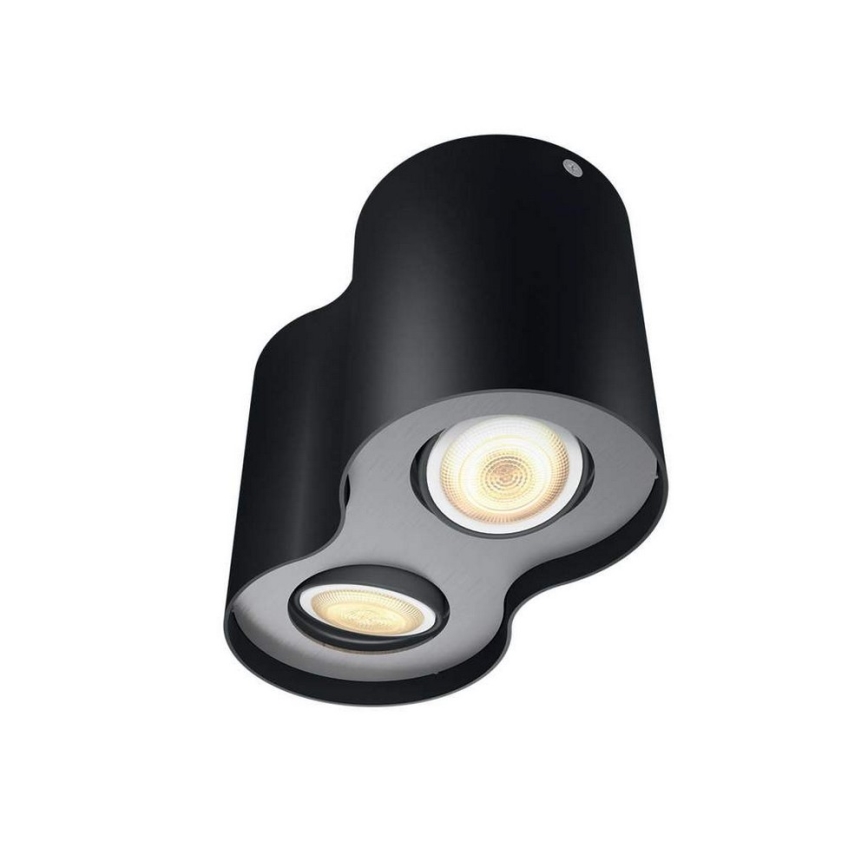 Philips - LED Dimbar belysningsarmatur Hue PILLAR 2xGU10/5W/230V + fjärrkontroll