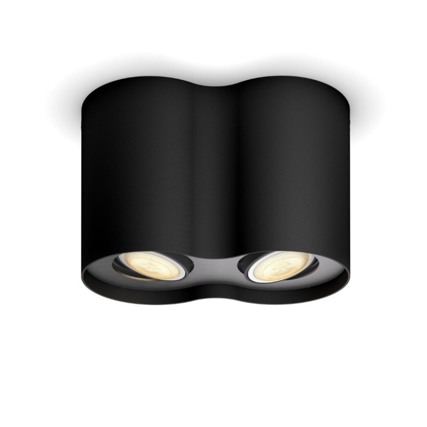 Philips - LED Dimbar belysningsarmatur Hue PILLAR 2xGU10/5W/230V + fjärrkontroll