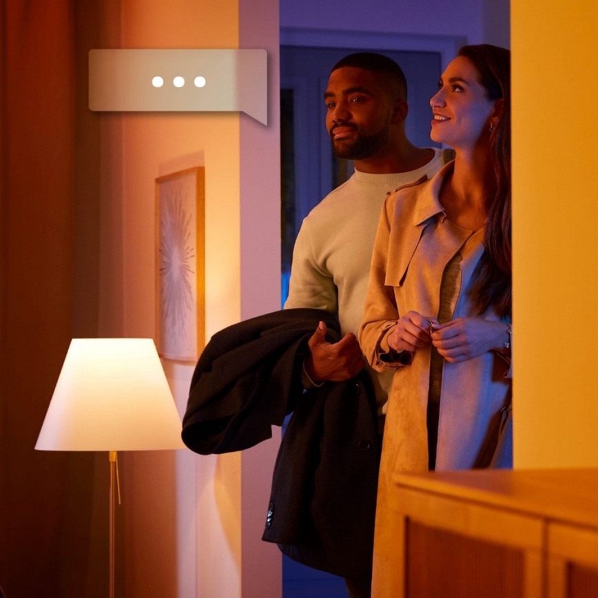 Philips - LED Dimbar belysningsarmatur Hue PILLAR 2xGU10/5W/230V + fjärrkontroll