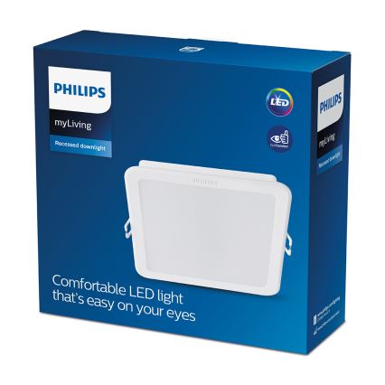 Philips - Infälld LED-takarmatur LED/12,5W/230V 3000K