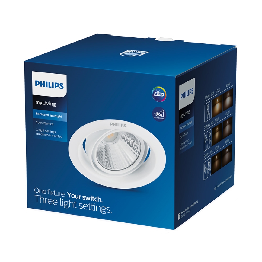 Philips 59554/31/E3 - LED Hängande Takbelysning POMERON 1xLED/3W/230V 4000K
