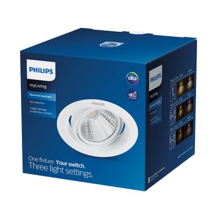 Philips 59556/31/E0 - LED Hängande Takbelysning POMERON 1xLED/7W/230V 2700K