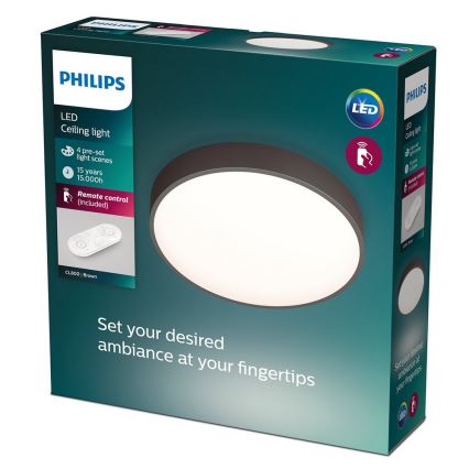 Philips - Dimmbar LED-taklampa, 28 W, 230 V, med fjärrkontroll