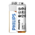 Philips 6F22L1F/10 - Zinkkloridbatteri 6F22 LONGLIFE 9V 150mAh
