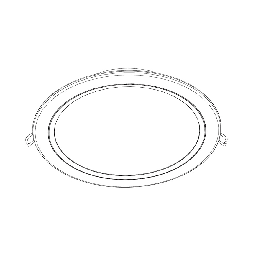 Philips - LED infälld taklampa 1xLED/20W/230V