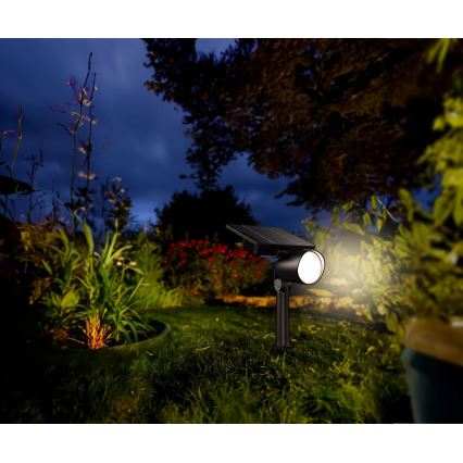 Philips - LED Solcellspotlight ASHLYN LED/1,4W/3,7V 2600 mAh 2700K IP44