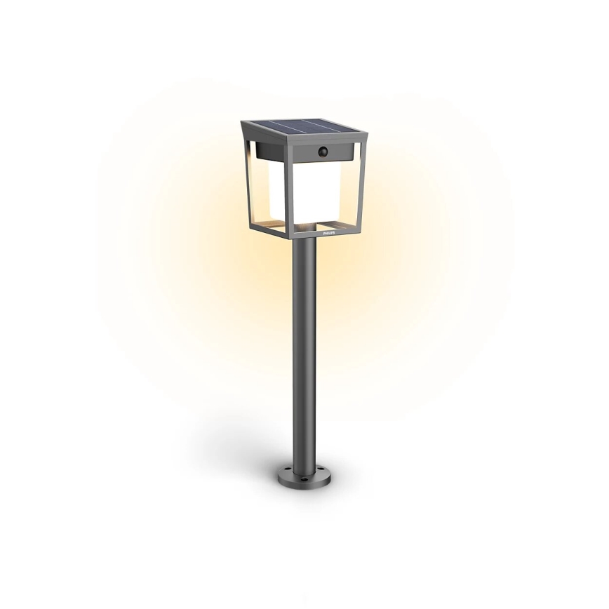 Philips - LED solcellslampa med rörelse- och skymningssensor BLAISE LED/1,5W/3,7V 2600 mAh 3000K IP44