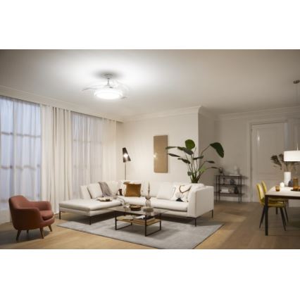 Philips - LED Takfläkt LED/35W/230V 5500/4000/2700K vit + fjärrkontroll