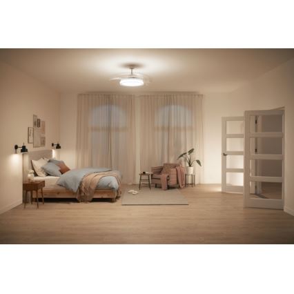 Philips - LED Takfläkt LED/35W/230V 5500/4000/2700K vit + fjärrkontroll