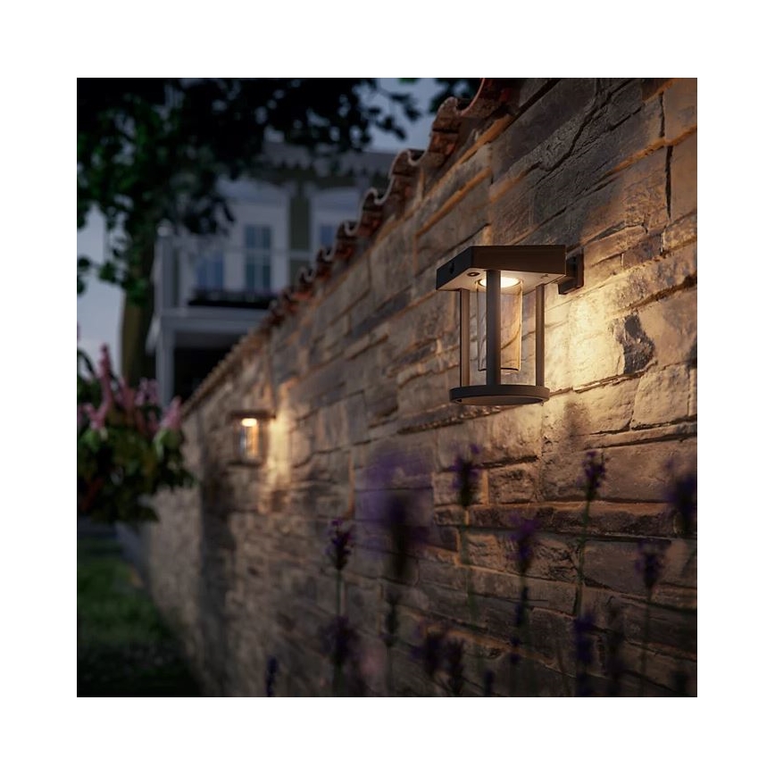 Philips - LED solcellsvägglampa med rörelse- och skymningssensor CAMILL LED/1,4W/3,7V 2000 mAh IP44