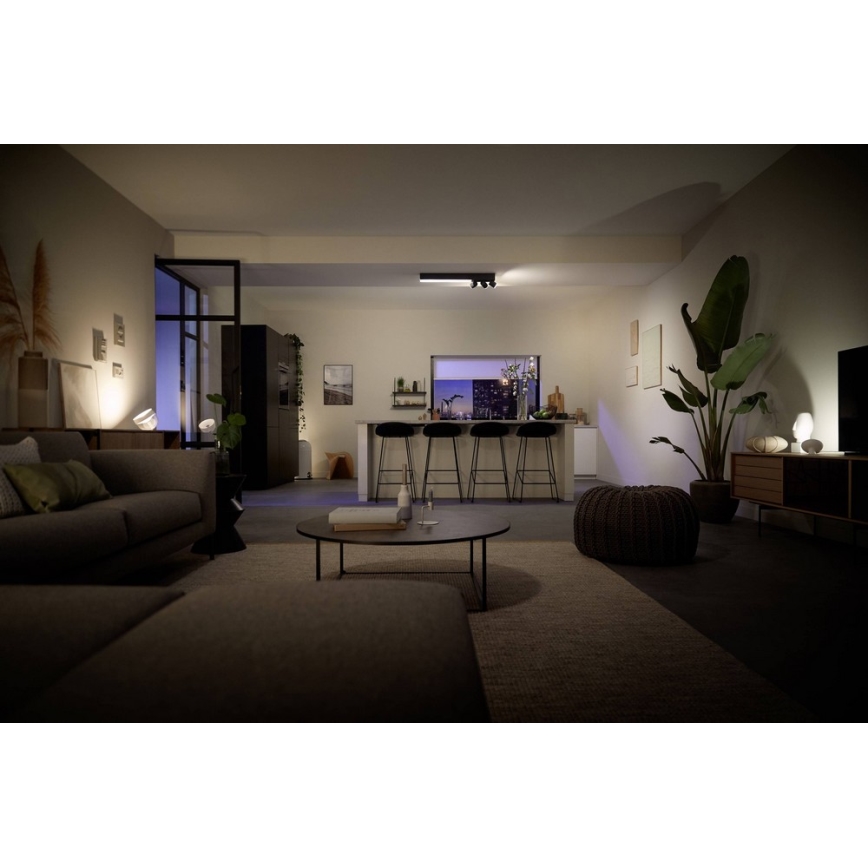 Philips - LED RGBW Dimbar spotlight LED/25W/230V + 3xGU10/5,7W