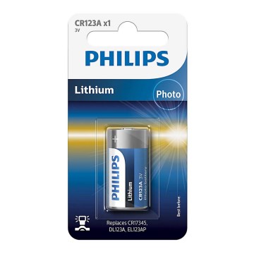 Philips CR123A/01B - Litiumbatteri CR123A MINICELLS 3V 1600mAh