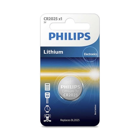 Philips CR2025/01B - Lithium Batterier CR2025 MINICELLS 3V