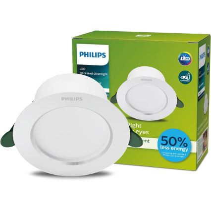 Philips - LED infälld taklampa LED/6,5W/230V 3000K