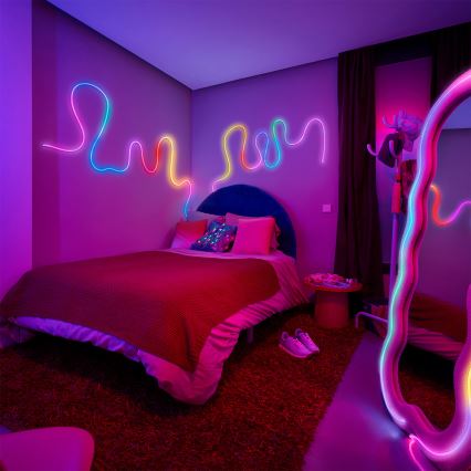 Philips - LED RGBIC dimbar LED-remsa SMART NEON FLEX 10 m LED/45W/230V 2700-6500K Wi-Fi