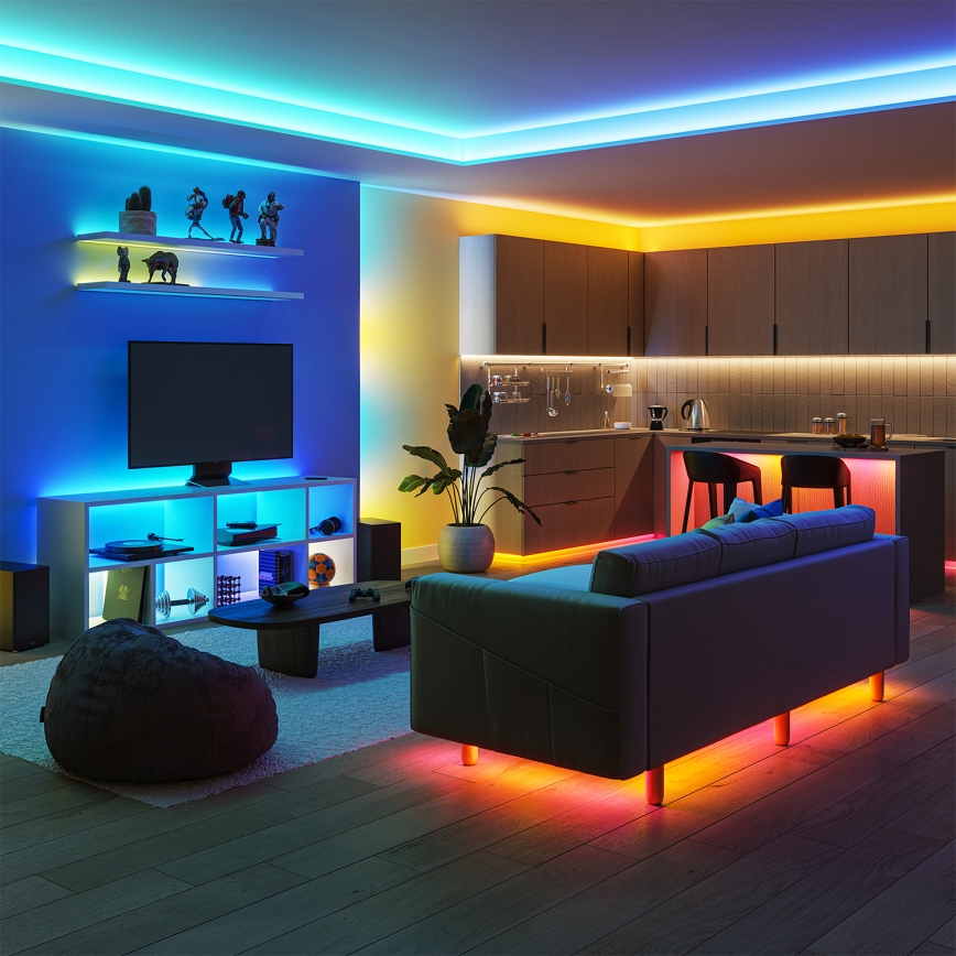 Philips - Dimbart RGBIC-LED-remsa SMART STRIP 3m LED/13W/230V 2700-6500K Wi-Fi