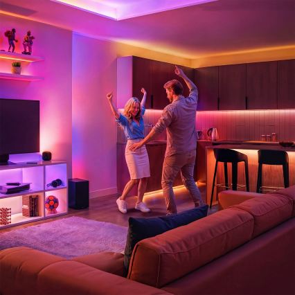 Philips - Dimbart RGBIC-LED-remsa SMART STRIP 3m LED/13W/230V 2700-6500K Wi-Fi