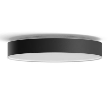 Philips - LED-dimbar takarmatur Hue LED/33,5W/230V 2200-6500K Ø 425 mm svart + fjärrkontroll