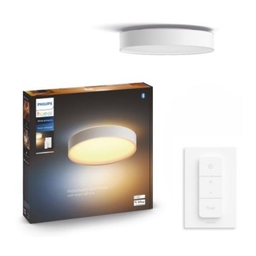 Philips – Dimbar LED-taklampa Hue, 33,5 W, 230 V, 2200–6500 K, Ø 425 mm, vit – inklusive fjärrkontroll