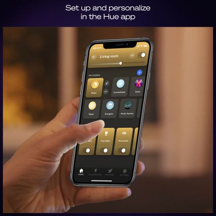 Philips - LED dimbar takarmatur Hue AURELLE LED/19W/230V 2200-6500K 30x30 cm vit