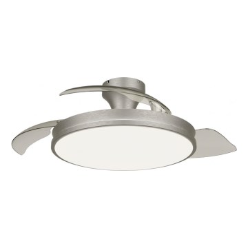 Philips - Dimbar LED-taklampa med fläkt ATLAS LED/35W/230V mattkrom + fjärrkontroll