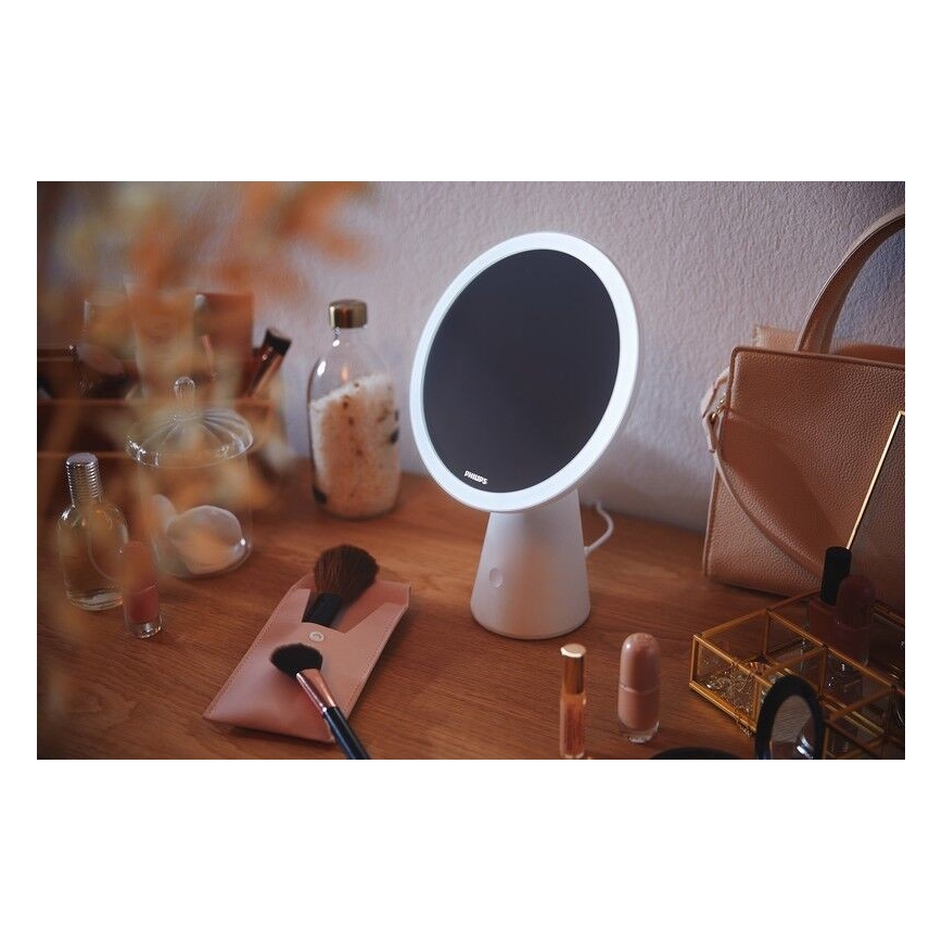 Philips - Dimbart kosmetikspegel med LED-belysning MIRROR LED/4,5W/5V