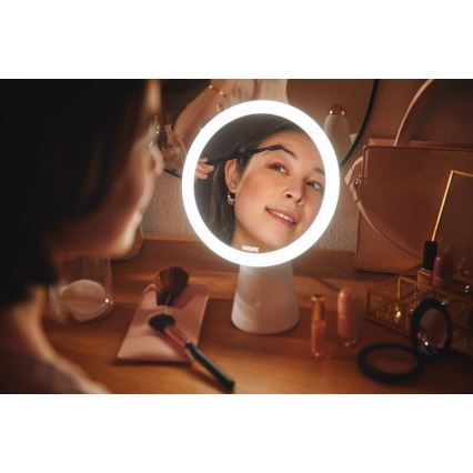 Philips - Dimbart kosmetikspegel med LED-belysning MIRROR LED/4,5W/5V