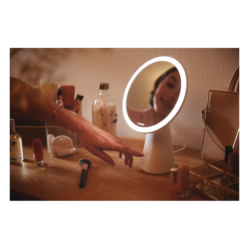Philips - Dimbart kosmetikspegel med LED-belysning MIRROR LED/4,5W/5V