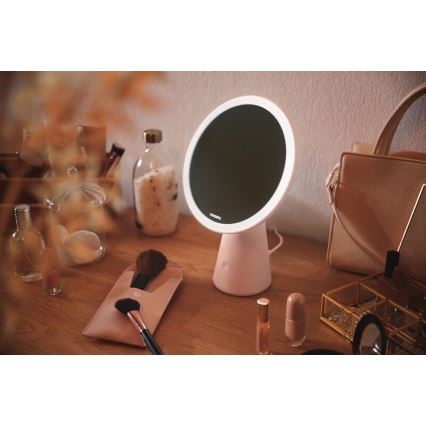 Philips - Dimbart kosmetikspegel med LED-belysning MIRROR LED/4,5W/5V