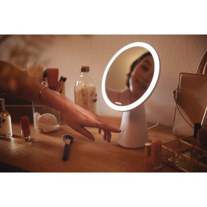 Philips - Dimbart kosmetikspegel med LED-belysning MIRROR LED/4,5W/5V