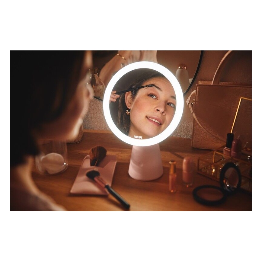 Philips - Dimbart kosmetikspegel med LED-belysning MIRROR LED/4,5W/5V