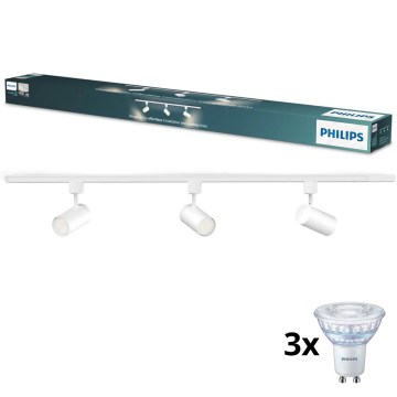 Philips - Dimbart LED-spot för skensystemet EASYLINK 3xGU10/7W/230V 2200–2700K 1 m vit