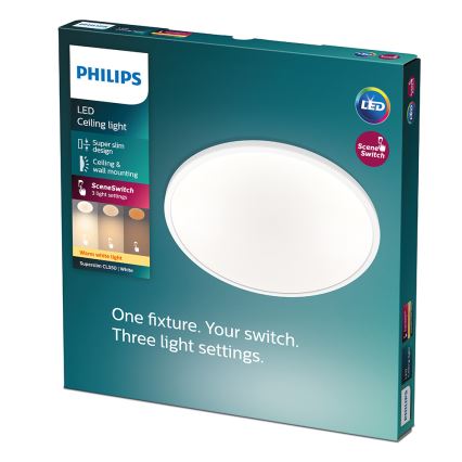 Philips - Dimmbar LED-takarmatur LED/15W/230V 2700K