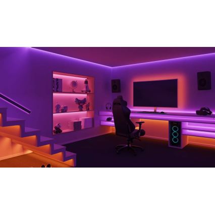 Philips - LED RGBW dimbar LED-remsa Hue WHITE AND COLOR AMBIANCE 10m LED/20W/230V 2000-6500K